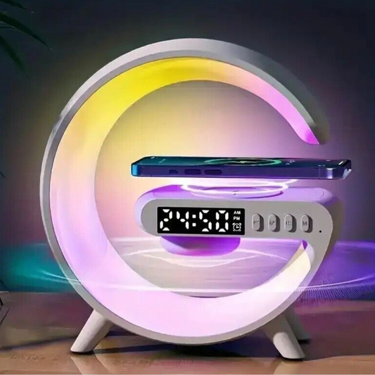 Kabelloser Ladeständer RGB G Licht Wecker Lautsprecher