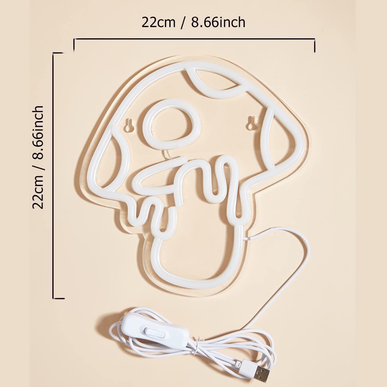 Indoor LED Dekolampe - Pilz 💡
